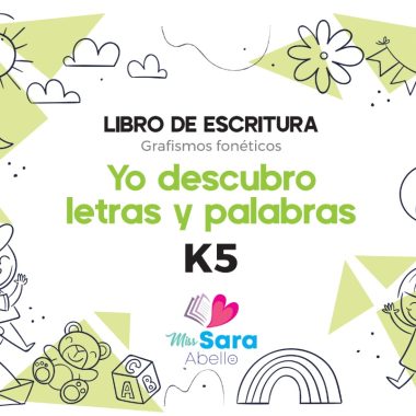 KINDER-Libro de Escritura "Yo descubro letras y palabras"
