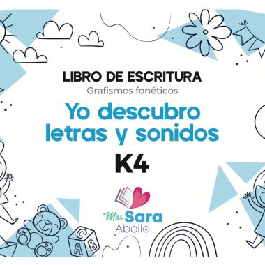 PK4- Libro de Escritura "Yo descubro letras y sonidos"