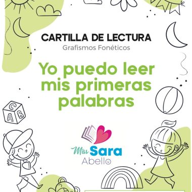 KINDER-Cartilla de lectura "Yo puedo leer mis primeras palabras"